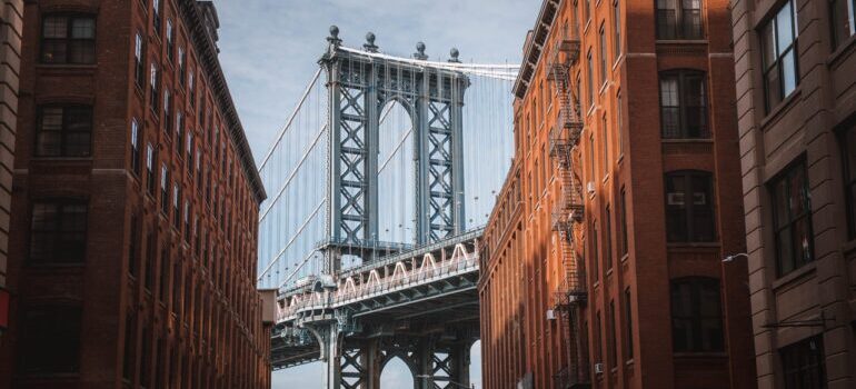 Brooklyn bridge from Dumbo.