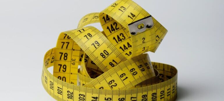 a measuring tape