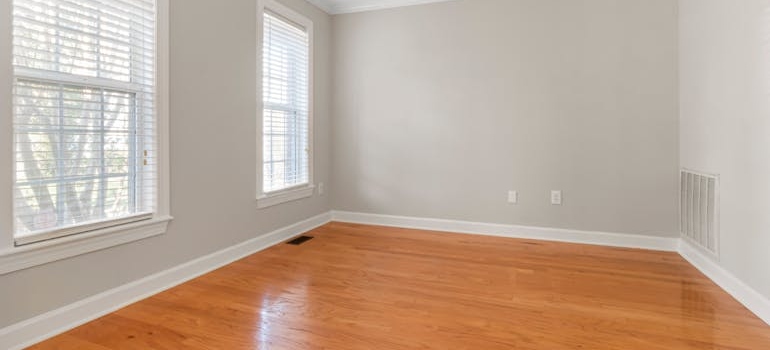 An empty room.